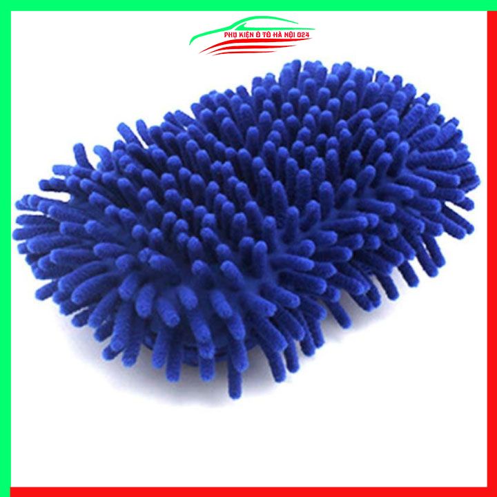 Miếng rửa xe san hô siêu dầy sợi vải Microfiber vệ sinh ô tô