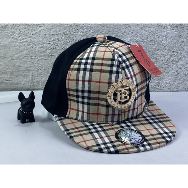 Nón kết snapback trẻ em 2 - 5 tuổi sọc mạc sắt vàng (❤️)