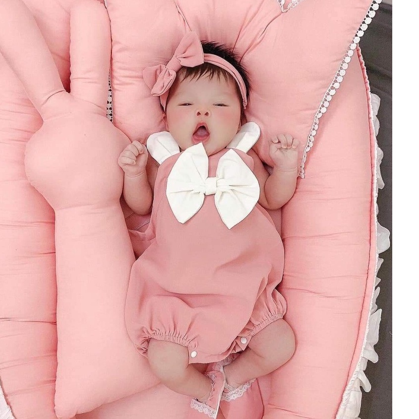 Body tai thỏ cho bé gái sơ sinh 1 tuổi đáng yêu CHIP STORE