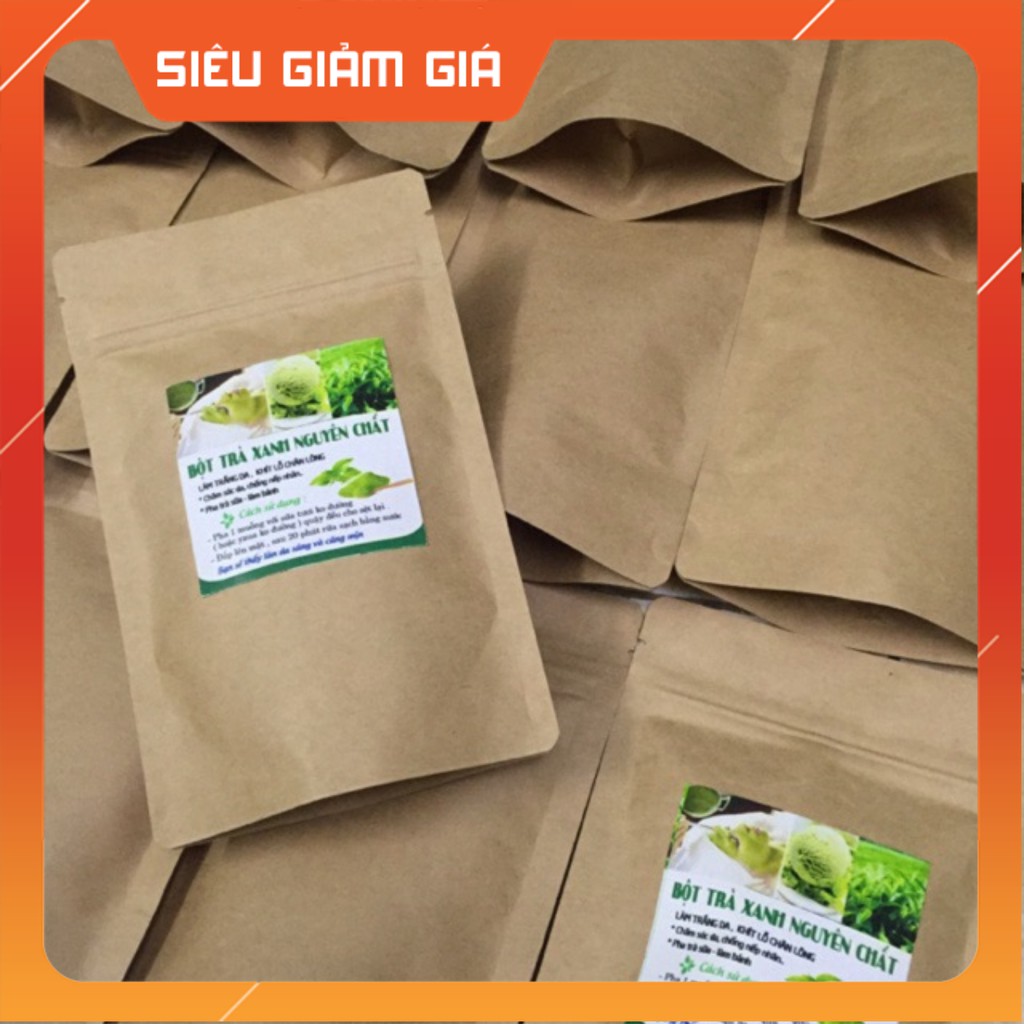 BỘT TRÀ XANH NGUYÊN CHẤT - Hàng Handmade