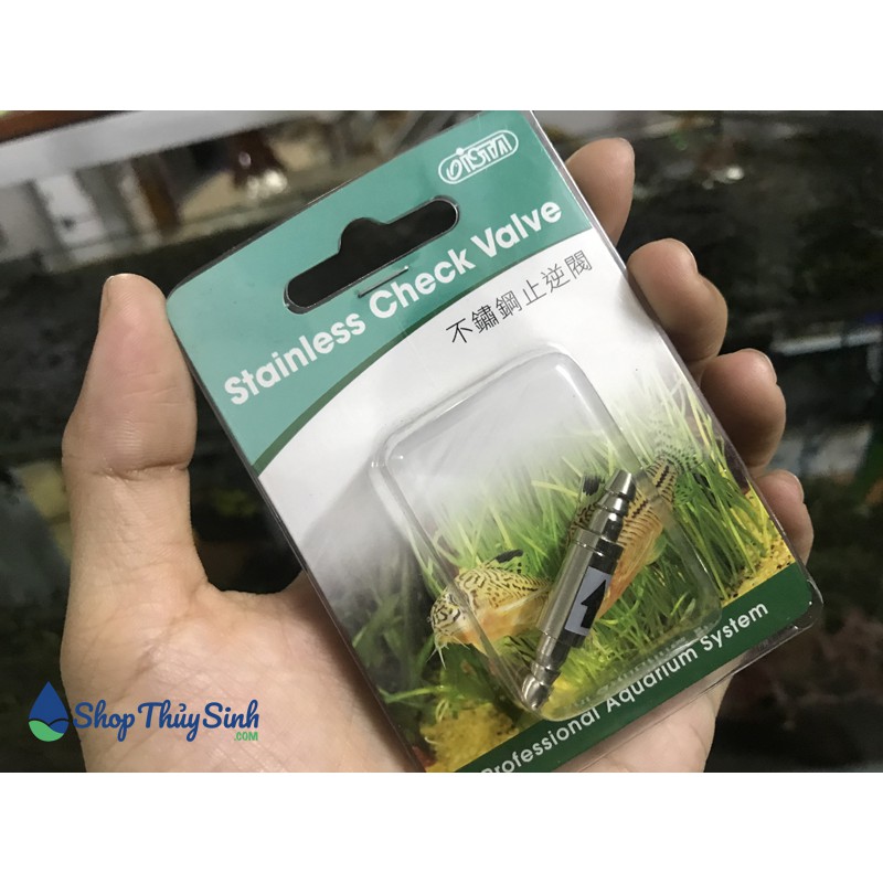 Van 1 chiều co2 inox chính hãng Ista