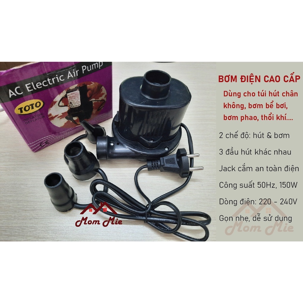 Bơm điện hai chiều bơm và hút chân không - K00808