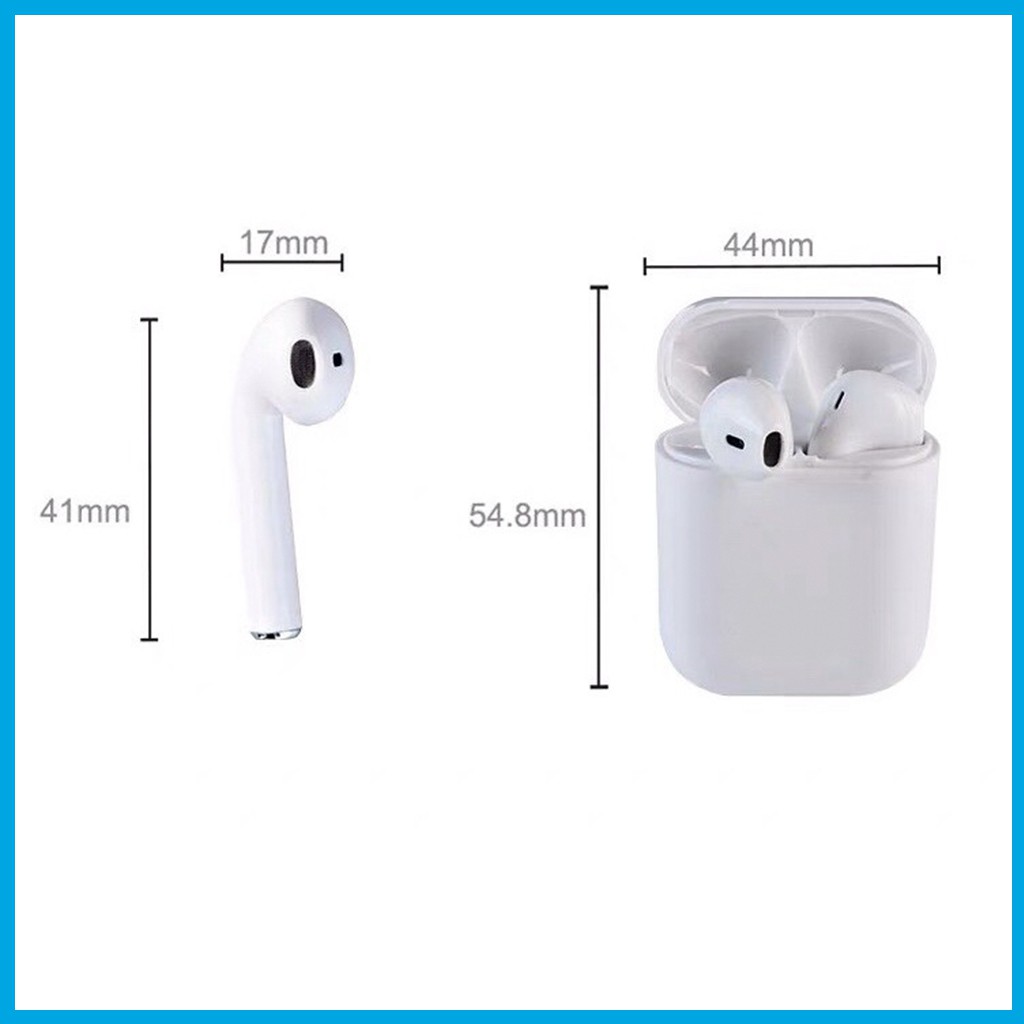 Tai nghe bluetooth TWS i12 không dây, tai nghe iphone, chơi game, giá rẻ BINTECH | BigBuy360 - bigbuy360.vn