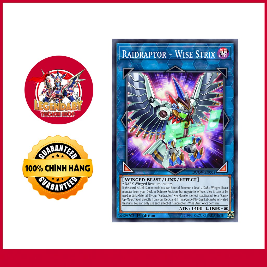 [EN][Thẻ Bài Yugioh Chính Hãng] Raidraptor - Wise Strix