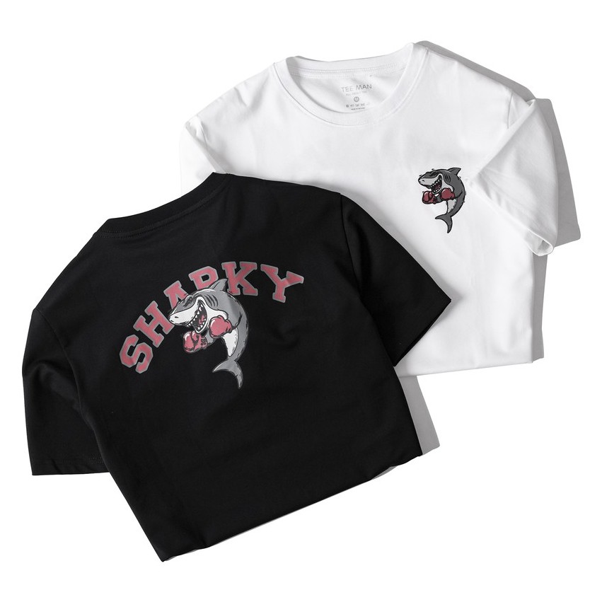 [Mã SKAMA07 giảm 8% TỐI ĐA 50K đơn250K] Áo thun nam cổ tròn Sharky trẻ trung, năng động - TEEMAN | BigBuy360 - bigbuy360.vn