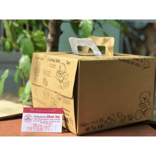 Hộp Bánh Kem 23CM CAO 16CM (Set 10 Hộp kèm đế).