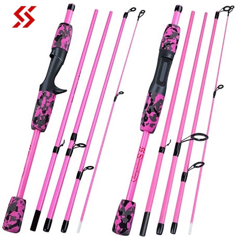 Super Light Weight Sougayilang Fishing Rod With 5 Segment Casting/Spinning EVA Handle 1.7m