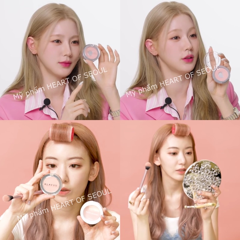 Phấn má hồng Klavuu Urban Pearlsation Natural Powder Blusher 5.5g (Bill Hàn)