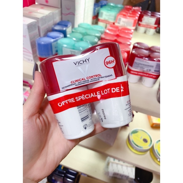 Lăn khử mùi Vichy Deodorant 24h Toucher các loại