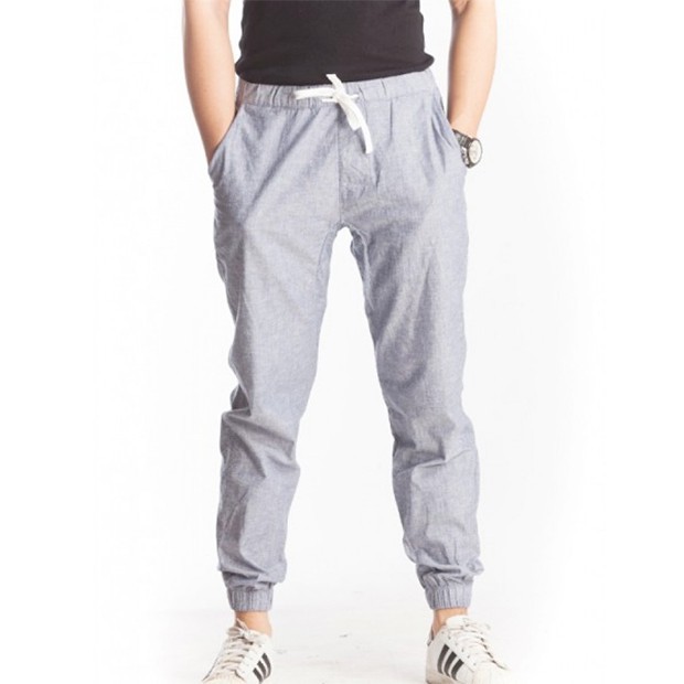 QUẦN JOGGER NAM XÁM TIÊU