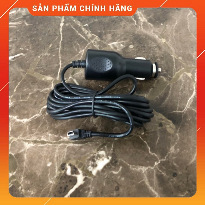 Dây nguồn dùng cho camera hành trình cắm tẩu Mini USB ô tô PS204 (Màu đen) SM