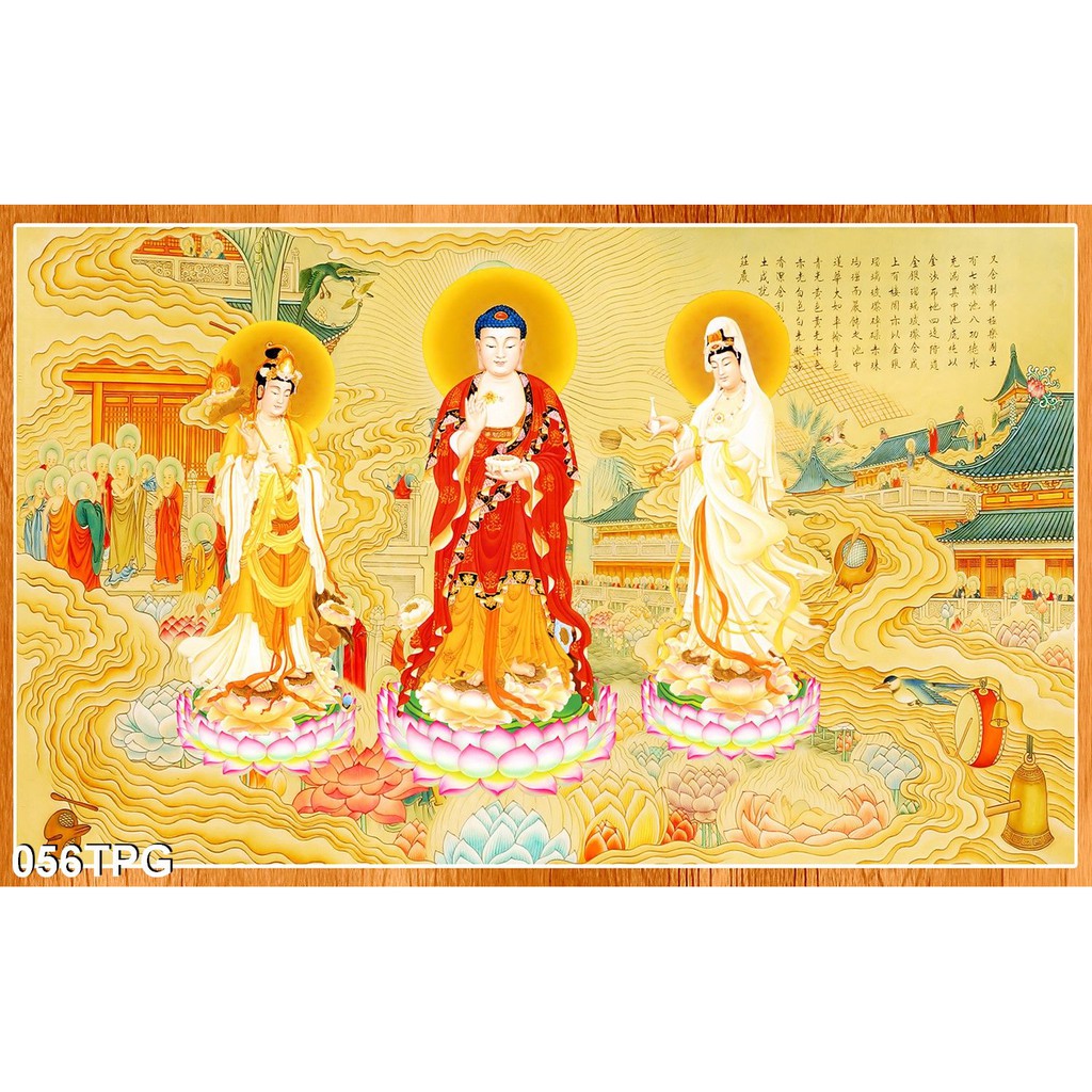 TRANH DÁN TƯỜNG HÌNH PHẬT, TRANH DÁN PHÒNG THỜ, TRANH QUAN ÂM, TRANH THỜ PHẬT