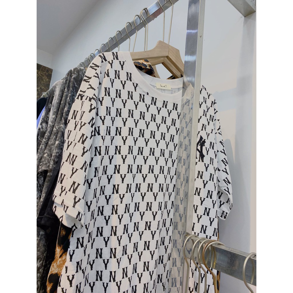 Áo thun NY unisex form rộng tay lỡ oversize nữ 🌸 Áo phông NY tay lỡ form rộng unisex thêu Hot trend [freeship ]  ANY | BigBuy360 - bigbuy360.vn