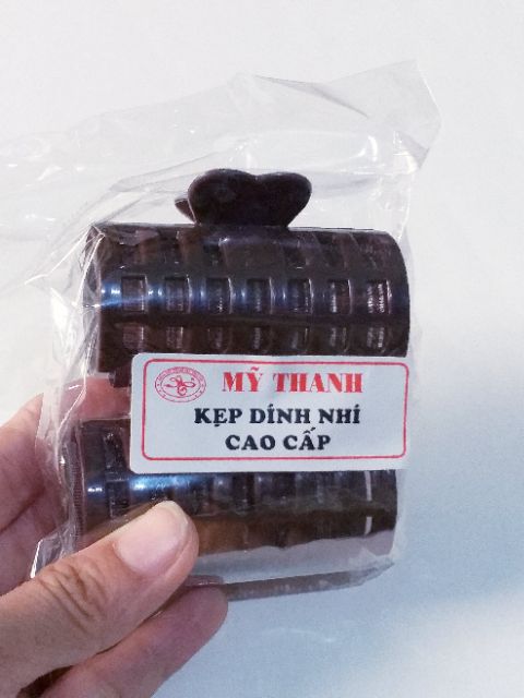 Một cặp kẹp dính nhí cao cấp (màu nâu/màu hồng/màu)