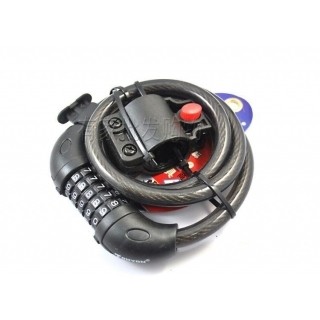 Khóa xe đạp 5 số dây cáp đổi mã