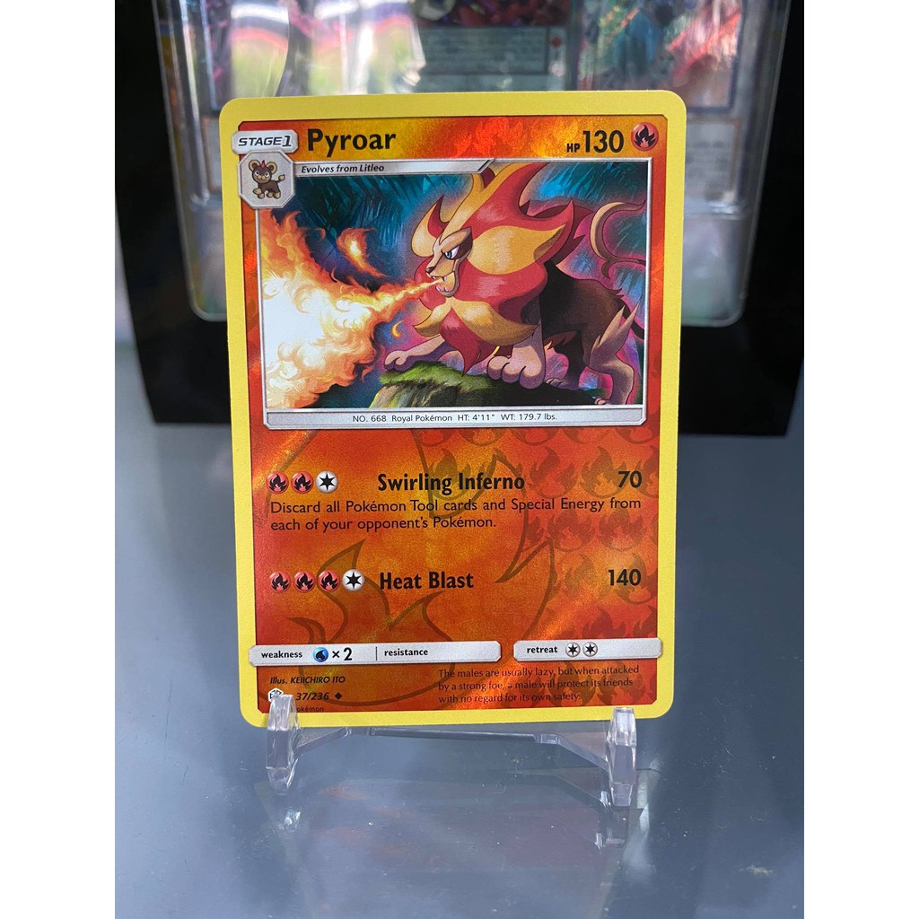 [ Dưa Hấu Yugioh ] Lá bài thẻ bài Pokemon Pyroar