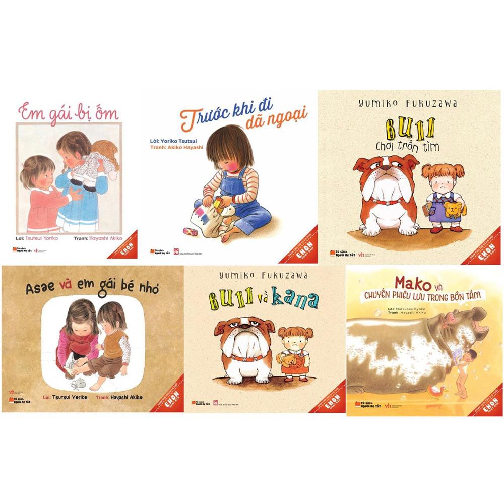 Combo Sách Ehon Nhật Bản Dành Cho Trẻ Từ 3 - 6 Tuổi ( Bộ 6 cuốn)
