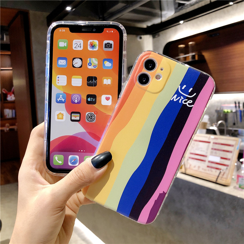 Ốp Lưng Silicone Họa Tiết Hình Mặt Cười Thời Trang Cho Huawei Nova7I 6se 5i 7se 4e 4 3e 3i Mate40 Mate30 Mate20 P30 P40 P20Pro P20