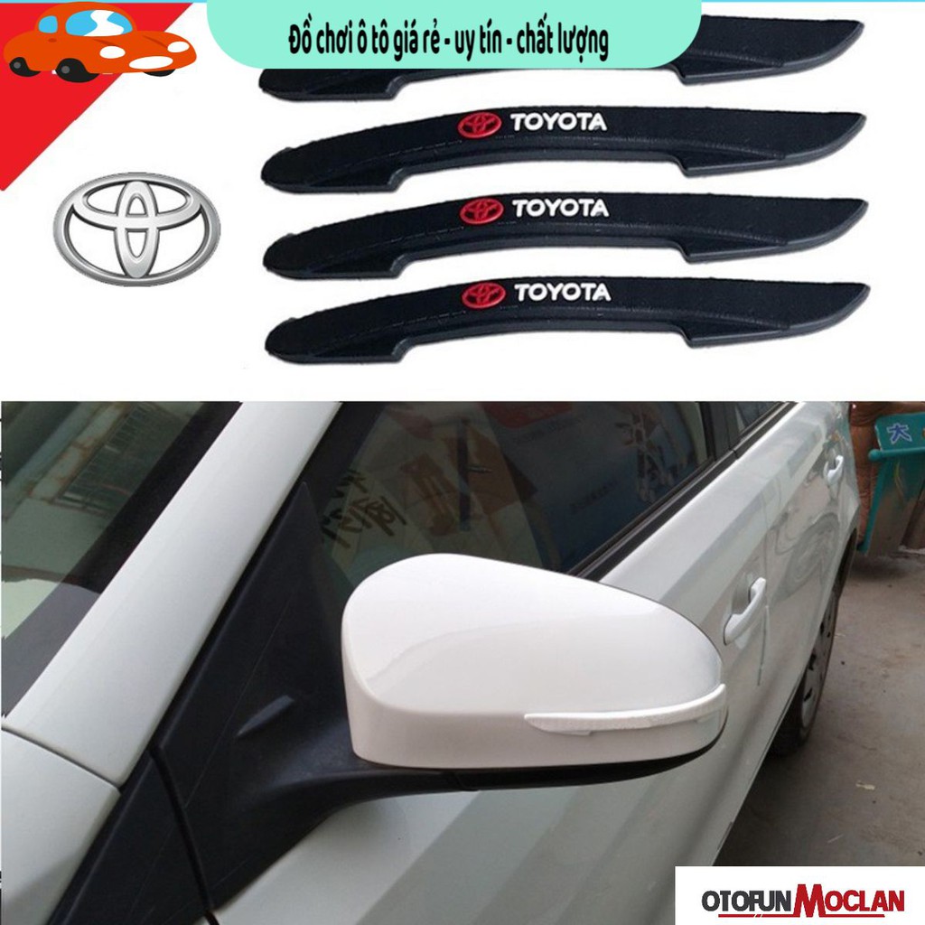 【Có hàng sẵn】TOYOTA Bộ 4Pcs/Set miếng dán cửa chống xước cửa va đập ô tô Chưa Có Đánh Giá Dán cửa ô tô chống