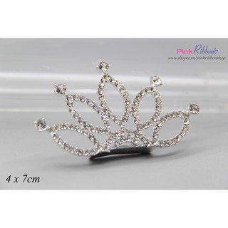 *[Giá 1c] Vương miện đính đá số 1 phụ kiện thời trang, gắn lên phụ kiện tóc, làm phụ kiện nơ bờm kẹp tóc, DIY, handmade