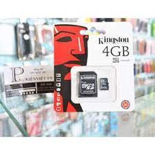 Thẻ nhớ Kingston 4G chính hãng bảo hành 5 năm | BigBuy360 - bigbuy360.vn