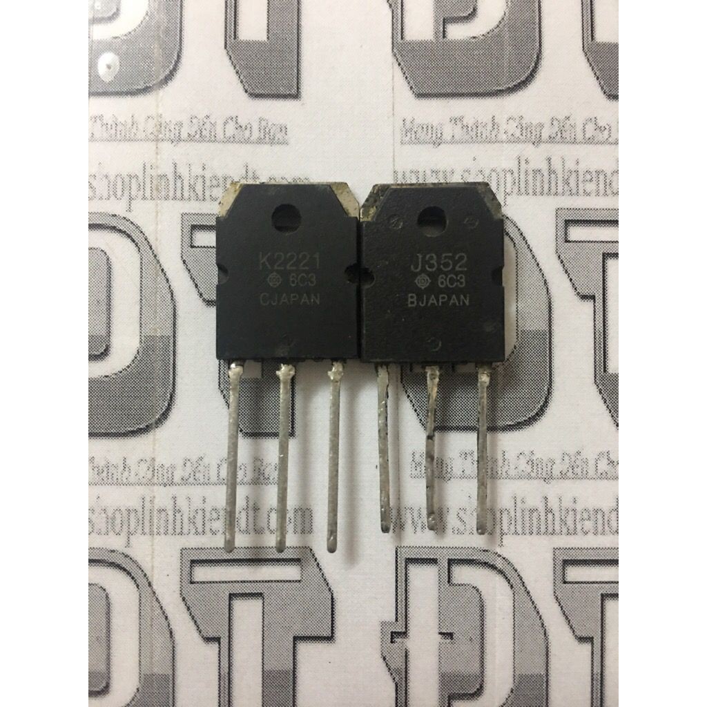 Cặp sò 2SK2221 2SJ352 K2221 J352 hàng tháo máy