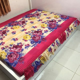 Drap nệm 1m2x2m THUN LẠNH có rèm phủ