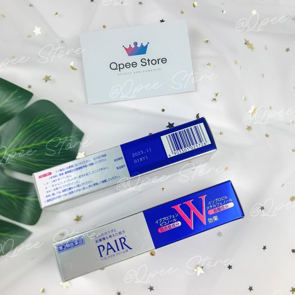 ✅[CHÍNH HÃNG] Kem ngừa mụn Pair Acne W Cream Nhật Bản 24g - QPEE STORE