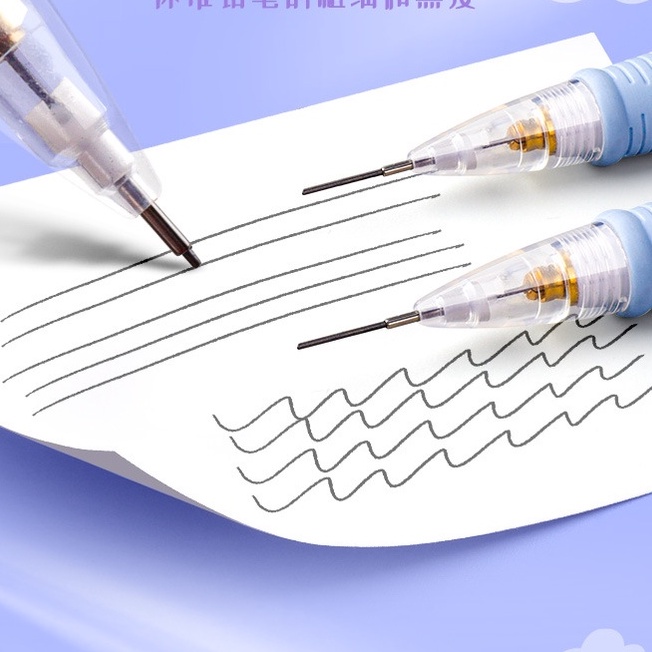 Set Bút Chì Ngòi 0,5mm Kim Kèm Ngòi Thay Thế Nhiều Mẫu Hoạt Hình Dễ Thương
