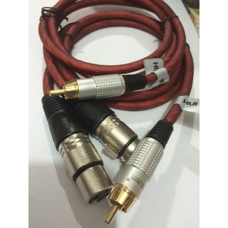combo2 jack canon cái và đực ra AV dài 0.8m