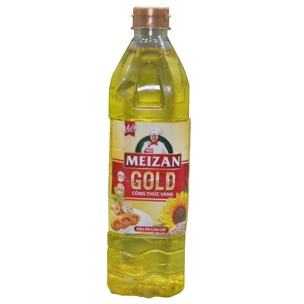 Dầu ăn 1L Meizan Gold - Combo 3 chai