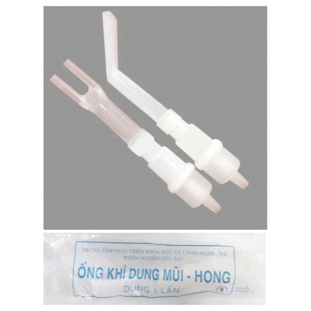 Ống xông khí dung mũi, họng bằng nhựa sử dụng 1 lần