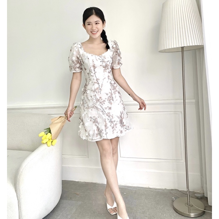 ĐẦM HOA TAY PHỒNG