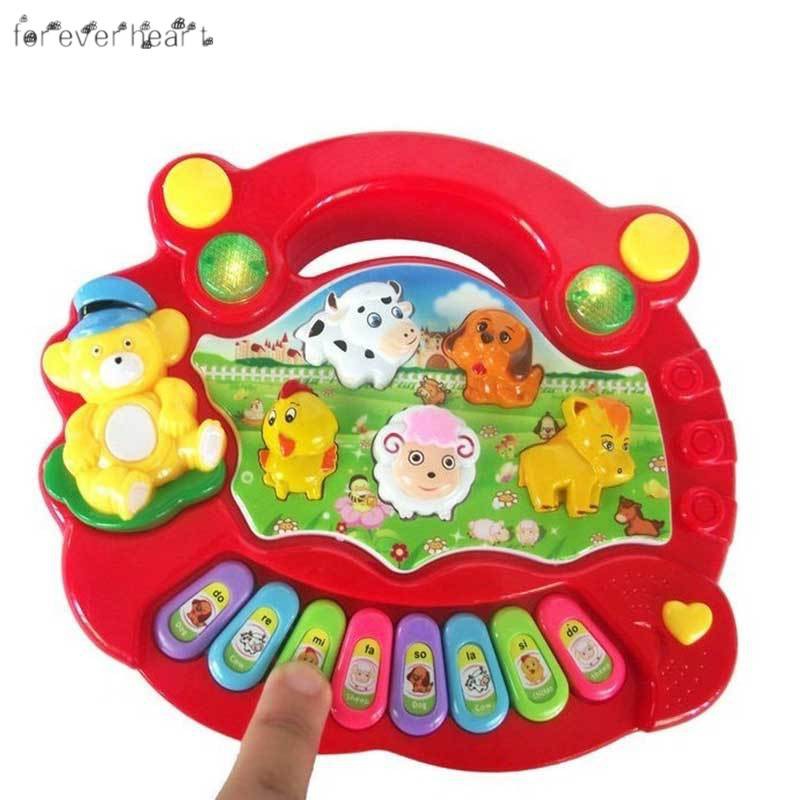 ♬♪♬ Baby Kids Musical Educational Piano Animal Farm Developmental Music Toys for Children Gift