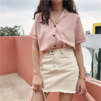 Ulzzang ( 얼짱) - ÁO SƠ MI NỮ CƠ BẢN ĐI HỌC/ĐI LÀM CÔNG SỞ THỜI TRANG NỮ