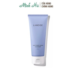 [Mẫu mới] Sữa rửa mặt sạch sâu Laneige Multi Deep-Clean Cleanser dành cho da dầu