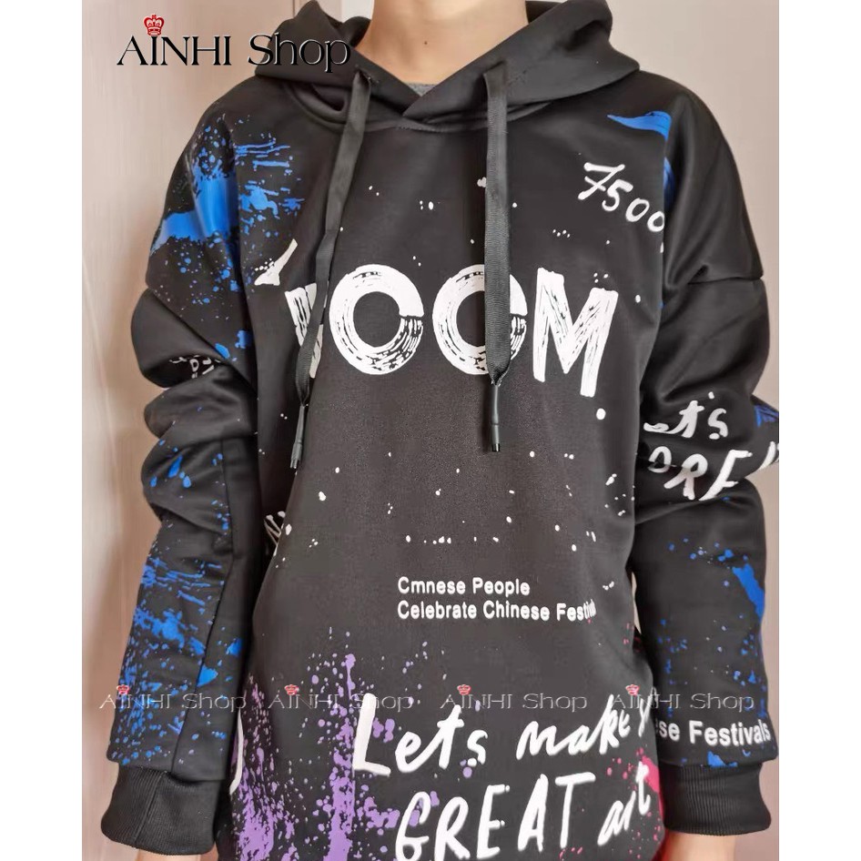 Áo Hoodie Nam ❤️FREESHIP❤️ Áo Khoác Hoodie Nỉ Nam Thu Đông ( BOOM ) Freesize Cao Cấp Dưới 68kg Mặc Vừa | BigBuy360 - bigbuy360.vn