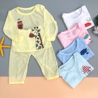 Bộ Dài Tay Cho Bé Sơ Sinh Chất Cotton Giấy Mềm Mỏng Mát - Đồ Mặc Nhà Cho Bé Trai Bé - Quần Áo Sơ Sinh 3-13KG
