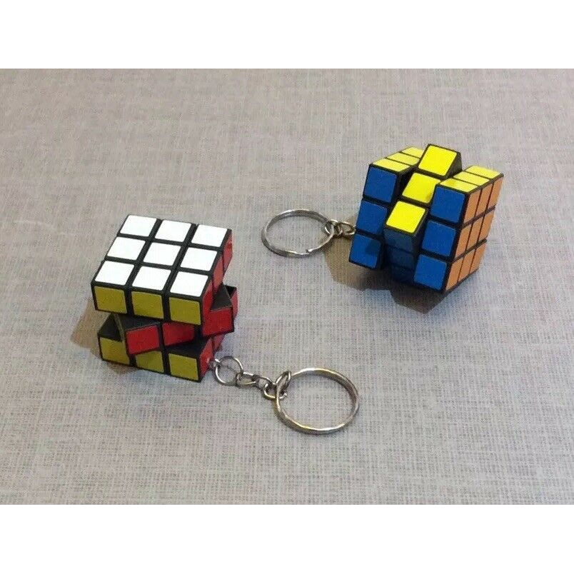 Set 2 Khối Rubik Mini + 1 Móc Khóa + 1 Dây Thừng Chuyên Dụng
