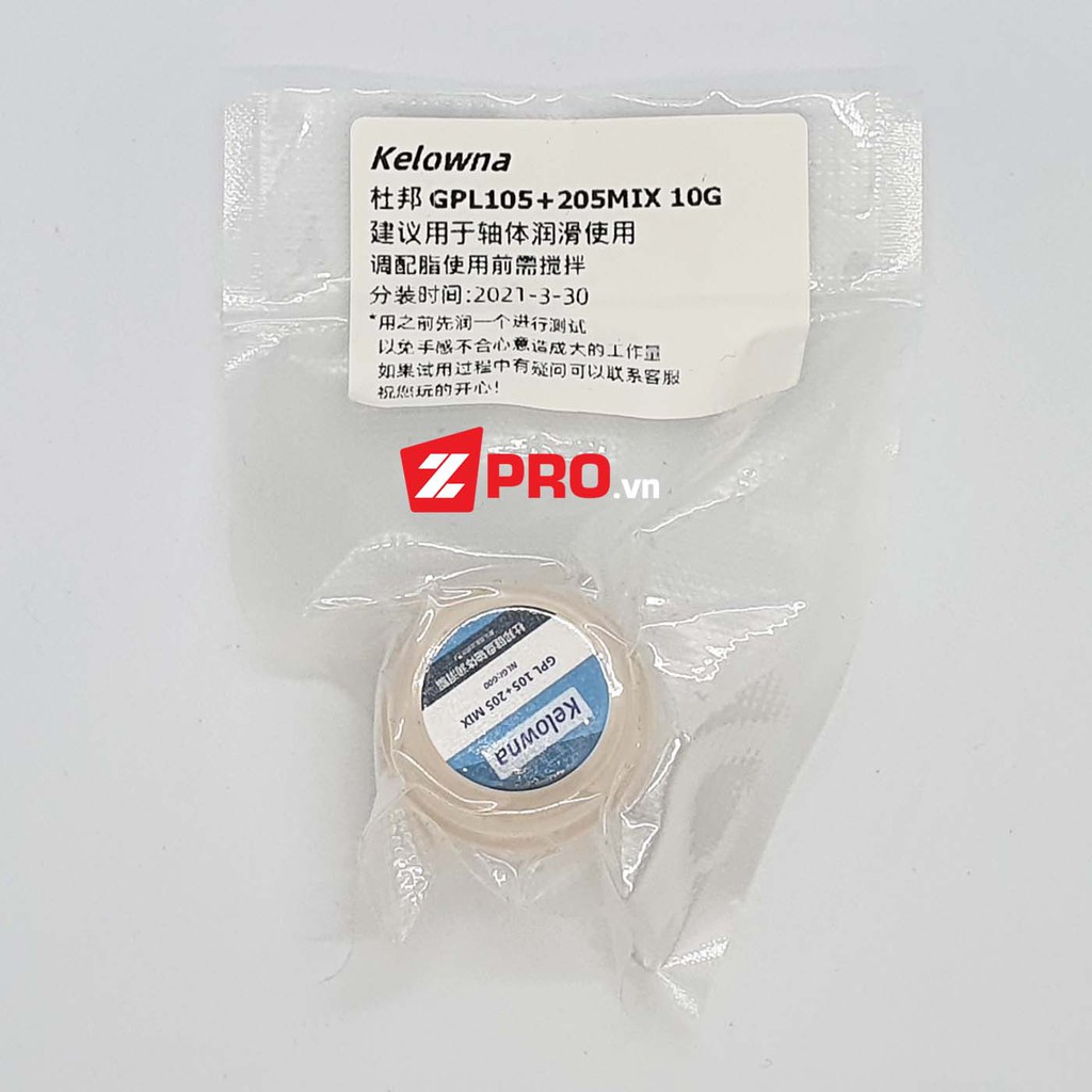 Mỡ Krytox Dupont GPL 105 mix 205 1:1 chuyên dụng lube switch