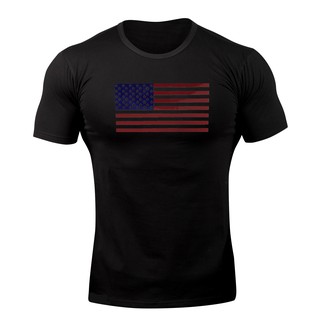 Áo tập gym alpha cờ mỹ