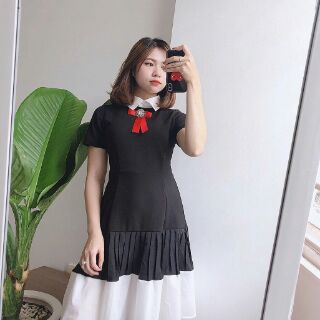 Đầm tiểu thư dập li