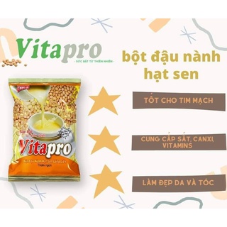 Bột đậu nành hạt sen vitapro 350g có đường