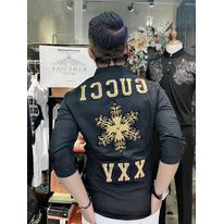 Áo Sơ Mi Dài Tay Thêu Cườm, Đính Đá