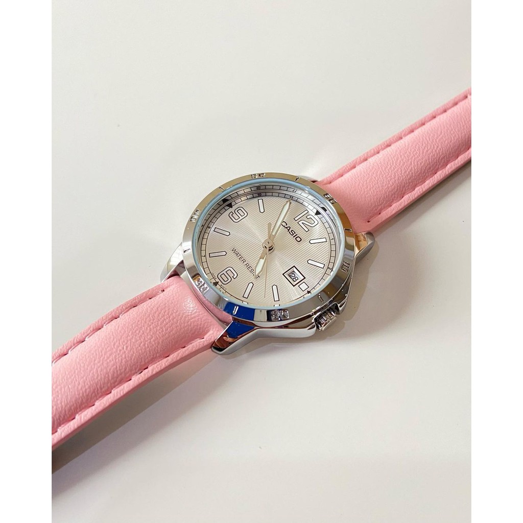 Đồng hồ Nữ dây da Casio LTP-V004 chính hãng bảo hành 1 năm Pin trọn đời