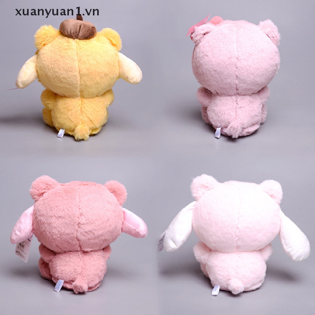 Thú nhồi bông Kawaii Sanrio Kuromi 20cm nhân vật hoạt hình dùng làm quà tặng/đồ trang trí
