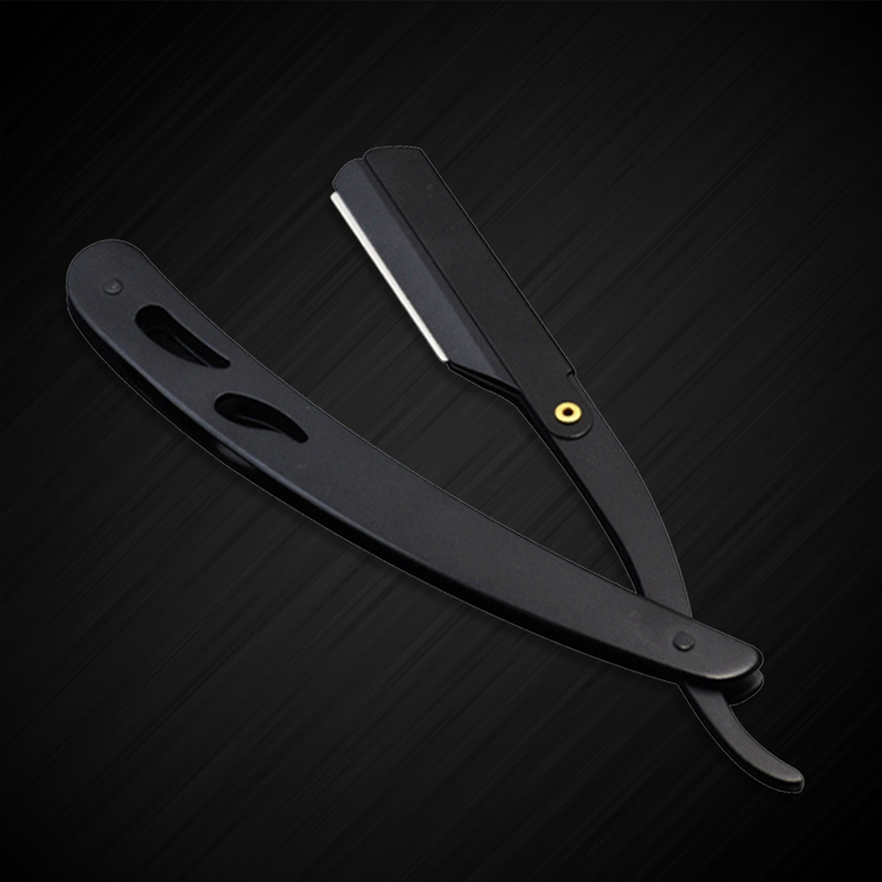 (hàng Mới Về) Dao Cạo Râu Pujiangrunyong Tay Cầm Đồng Màu Đen Gấp Gọn Tiện Dụng | BigBuy360 - bigbuy360.vn