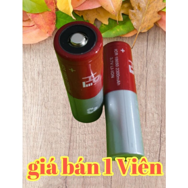 Pin đầu lồi 18650 mới giá 1 cell