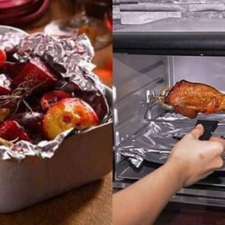 Giấy bạc bọc thức ăn loại dài