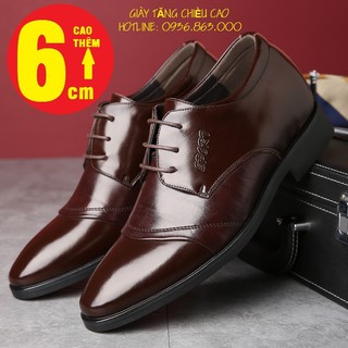 GIÀY TĂNG CHIỀU CAO 6CM DA CAO CẤP